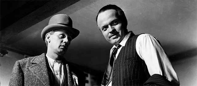 Joseph Cotten et Orson Welles dans Citizen Kane (1941)