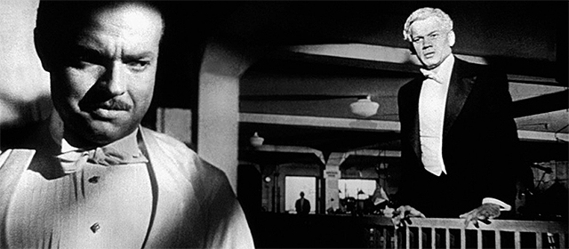 Orson Welles et Joseph Rotten dans Citizen Kane (1941)