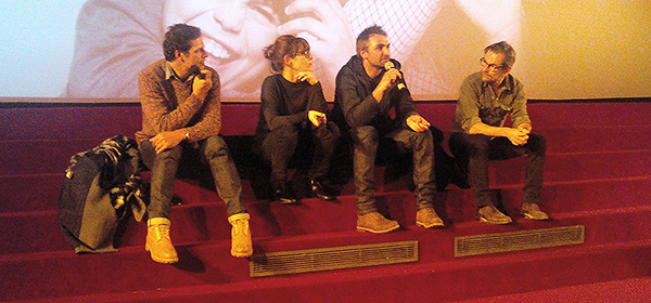 Laurent Lafitte, Marina Foïs, Martin Bourboulon et Matthieu Delaporte au Cézanne, Aix-en-Provence, le 9 janvier 2015