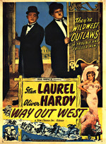 Affiche de Laurel et Hardy au Far West (1937)