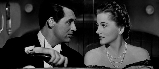 Cary Grant et Joan Fontaine dans Soupçons (1941)