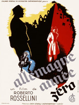 Affiche d'Allemagne année zéro (1949)