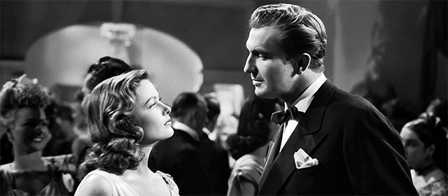 Gene Tierney et Vincent Price dans Laura (1946)