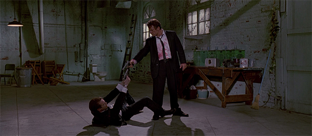 Steve Buscemi et Harvey Keitel dans Reservoir Dogs (1992)