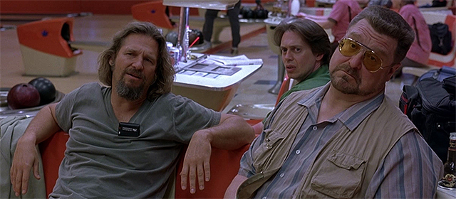 Jeff Bridges, Steve Buscemi et John Goodman dans The Big Lebowski (1998)