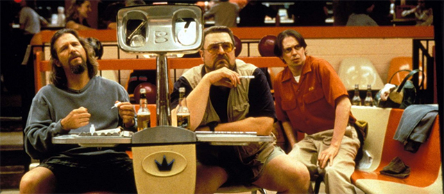 Jeff Bridges, John Goodman et Steve Buscemi dans The Big Lebowski (1998)