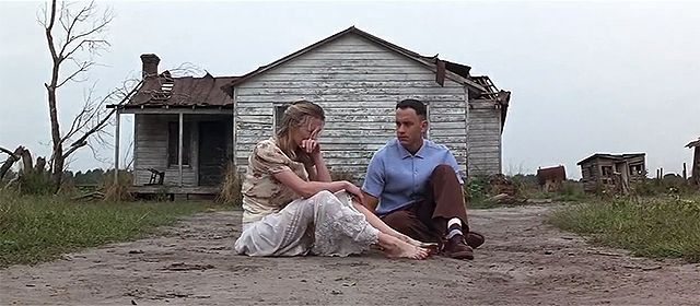 Robin Wright et Tom Hanks dans Forrest Gump (1994)