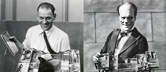 Lon Chaney avant et après sa transformation (1925)