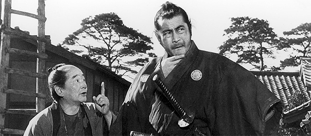 Toshirô Mifune dans Yojimbo (1961)