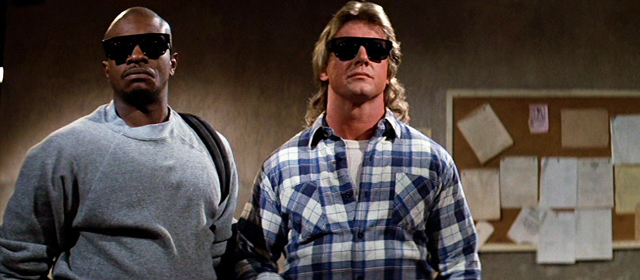Keith David et Roddy Piper dans Invasion Los Angeles (1988)
