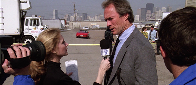 Patricia Clarkson et Clint Eastwood dans La Dernière Cible (1988)