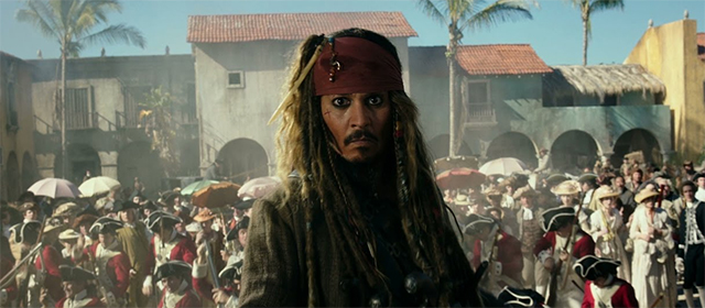 Johnny Depp dans Pirates des Caraïbes : La Vengeance de Salazar (2017)