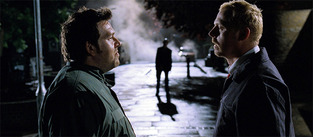 Nick Frost et Simon Pegg dans Shaun of the Dead (2004)