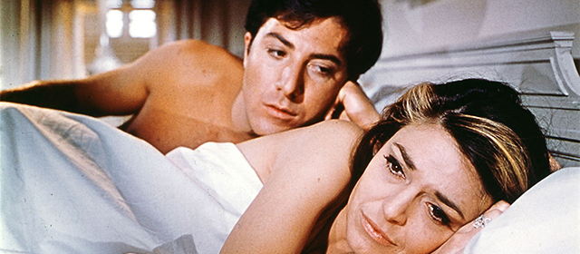 Dustin Hoffman et Anne Bancroft dans Le Lauréat (1967)
