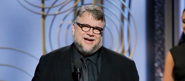 Guillermo del Toro aux Golden Globes 2018 (© Paul Drinkwater/NBC)