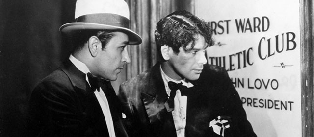 George Raft et Paul Muni dans Scarface (1932)