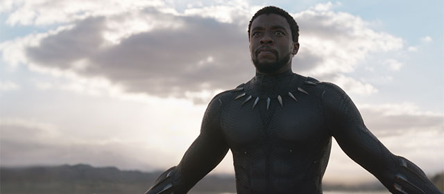 Chadwick Boseman dans Black Panther (2018)