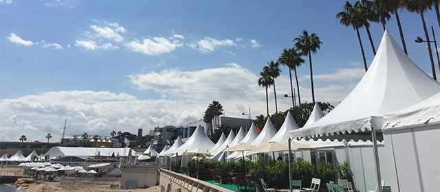 La météo est clémente aujourd'hui à Cannes !