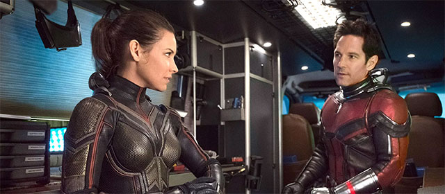Evangeline Lilly et Paul Rudd dans Ant-Man et la Guêpe (2018)