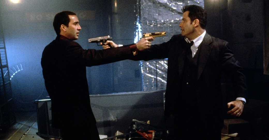 Nicolas Cage et John Travolta dans Volte/Face