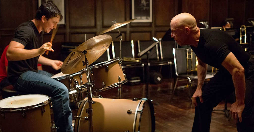 Miles Teller et J. K. Simmons dans Whiplash