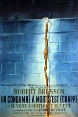 Affiche d'Un condamné à mort s'est échappé (1956)