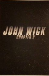Affiche provisoire de John Wick 3 (2019)