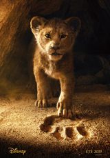 Affiche provisoire du Roi Lion (2019)