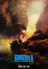 Affiche provisoire de Godzilla II : Roi des monstres (2019)