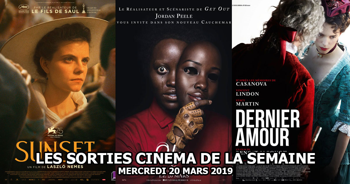 Les sorties cinéma de la semaine - mercredi 20 mars 2019