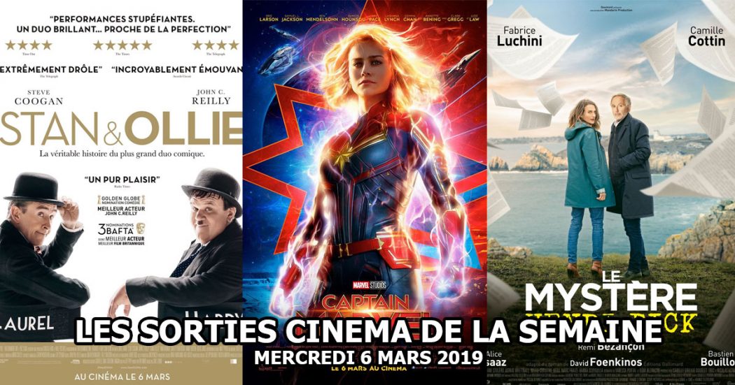 Les sorties cinéma de la semaine - Mercredi 6 mars 2019
