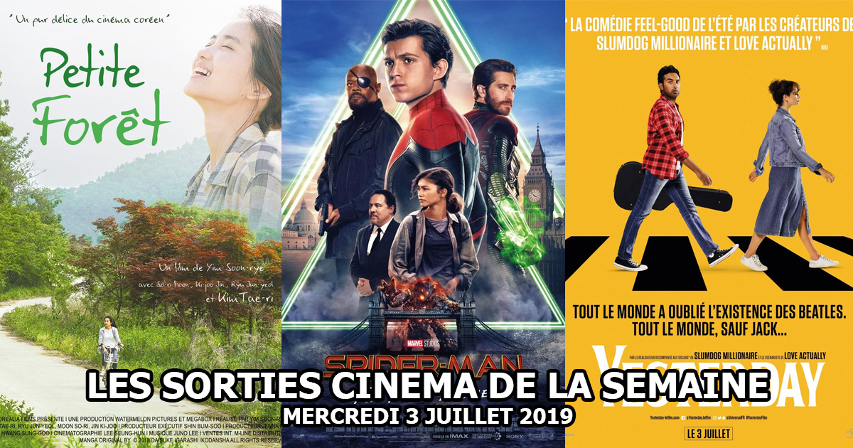 Les sorties cinéma de la semaine - mercredi 3 juillet 2019