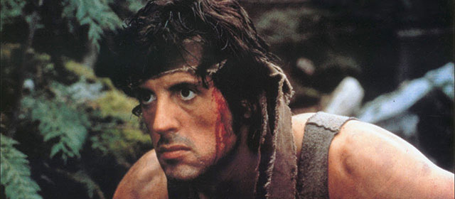 Sylvester Stallone dans Rambo (1982)