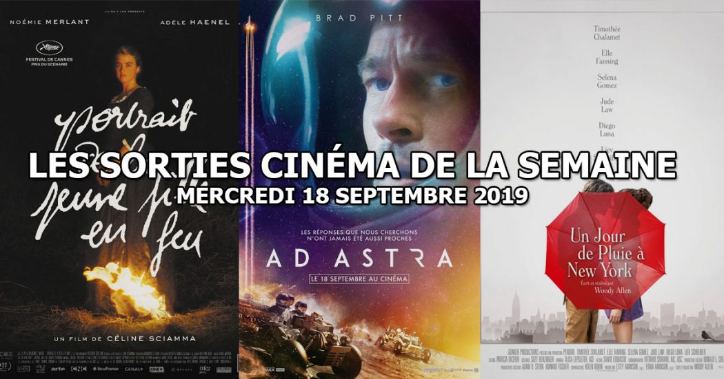 Les sorties cinéma de la semaine - mercredi 18 septembre 2019