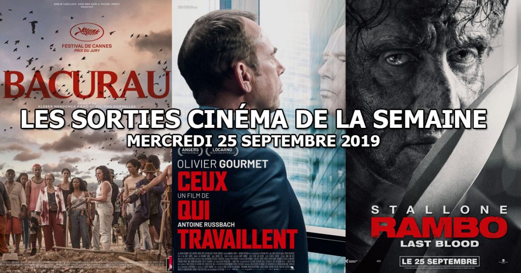 Les sorties cinéma de la semaine - mercredi 25 septembre 2019