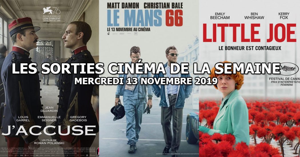 Les sorties cinéma de la semaine - mercredi 13 novembre 2019