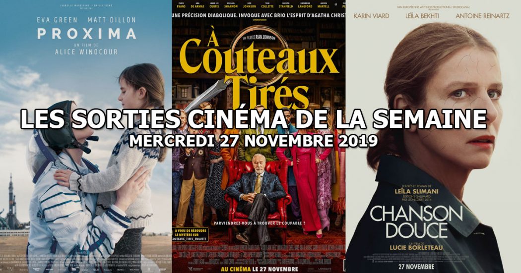 Les sorties cinéma de la semaine - mercredi 27 novembre 2019