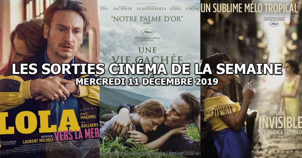 Les sorties cinéma de la semaine - mercredi 11 décembre 2019