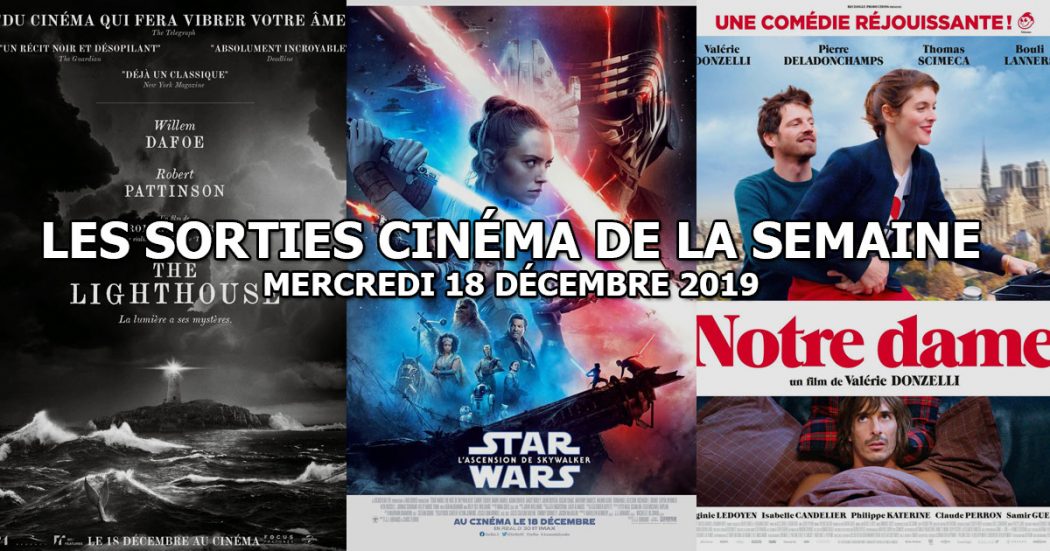 Les sorties cinéma de la semaine - mercredi 18 décembre 2019