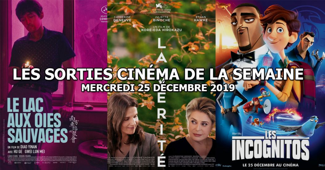 Les sorties cinéma de la semaine - mercredi 25 décembre 2019