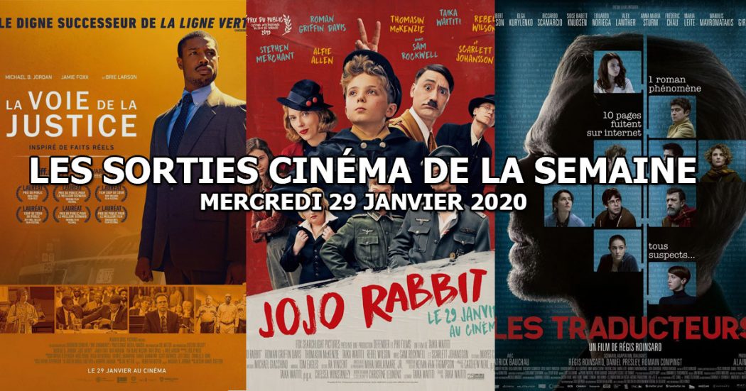 Les sorties cinéma de la semaine - mercredi 29 janvier 2020