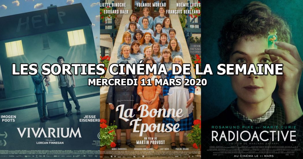 Les sorties cinéma de la semaine - mercredi 11 mars 2020