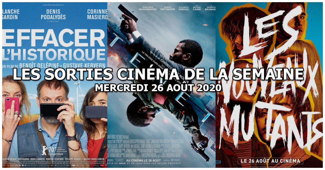 Les sorties cinéma de la semaine - mercredi 26 août 2020