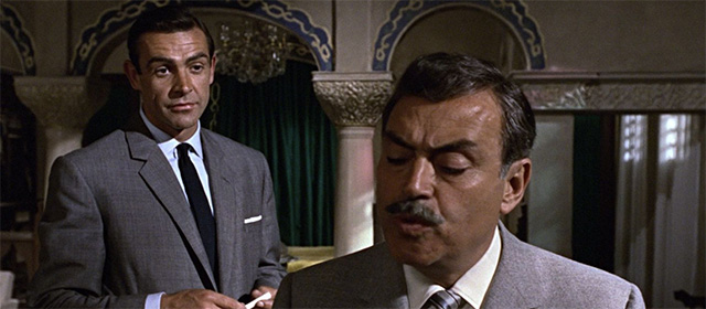 Sean Connery et Pedro Armendariz dans Bons baisers de Russie (1963)
