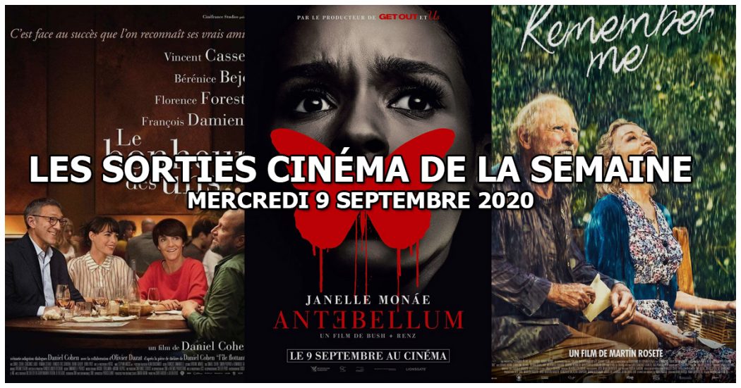 Les sorties cinéma de la semaine - mercredi 9 septembre 2020