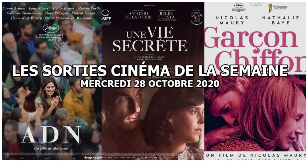 Les sorties cinéma de la semaine - mercredi 28 octobre 2020