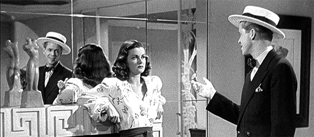 Joan Bennett et Dan Duryea dans La Femme au portrait (1944)