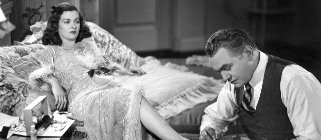Joan Bennett et Edward G. Robinson dans La Rue Rouge (1945)