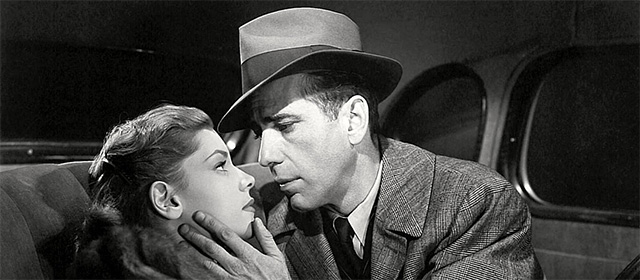 Lauren Bacall et Humphrey Bogart dans Le Grand Sommeil (1946)