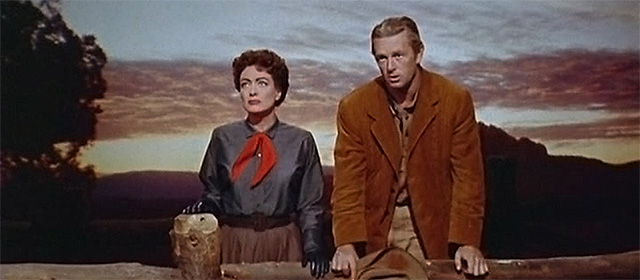 Joan Crawford et Sterling Hayden dans Johnny Guitare (1954)